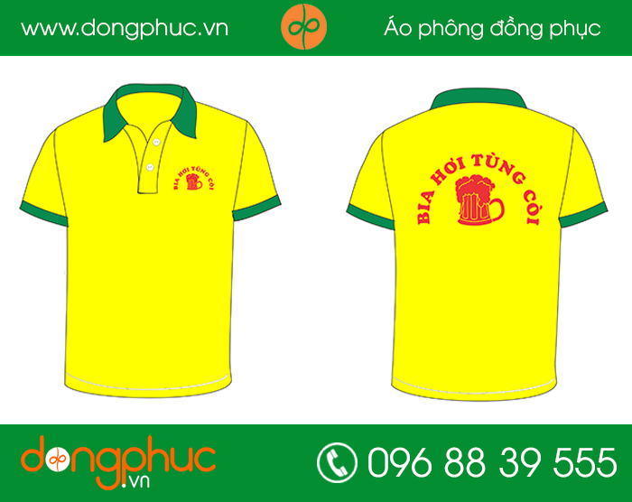 May đồng phục quán bia Hưng Còi