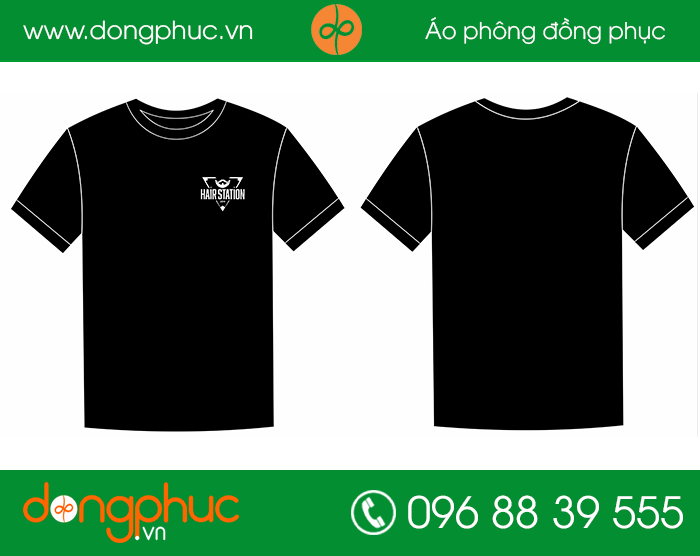 May đồng phục quán Hair Station