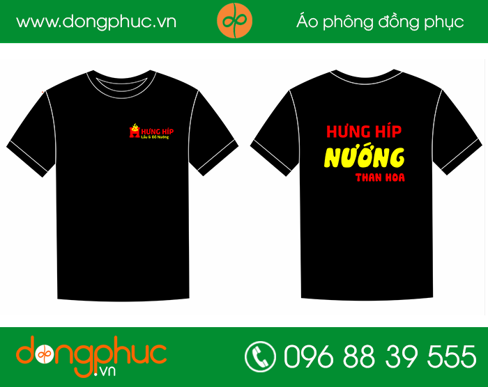May đồng phục quán nướng Hưng Híp