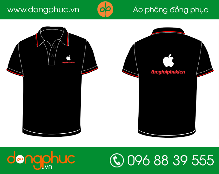 May đồng phục thế giới di động - mẫu 2