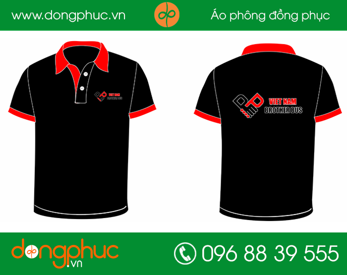 May đồng phục Việt Nam Brother Bus RP
