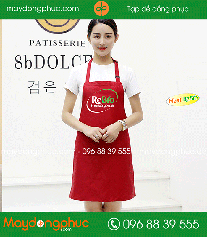 May tạp dề Cửa hàng Meat Bio