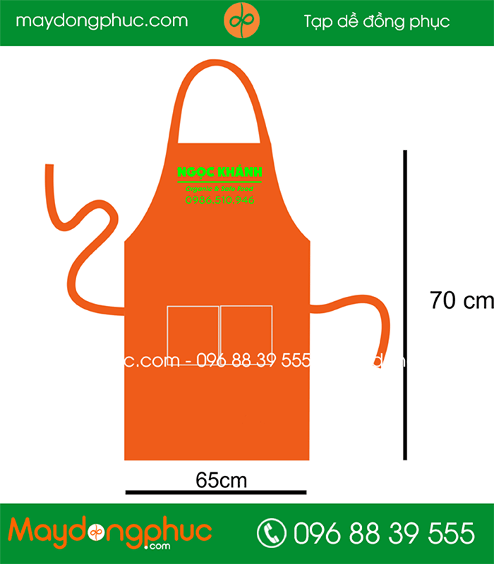 May tạp dề Cửa hàng Ngọc Khánh