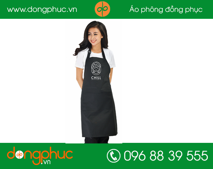 May tạp dề quán Chill