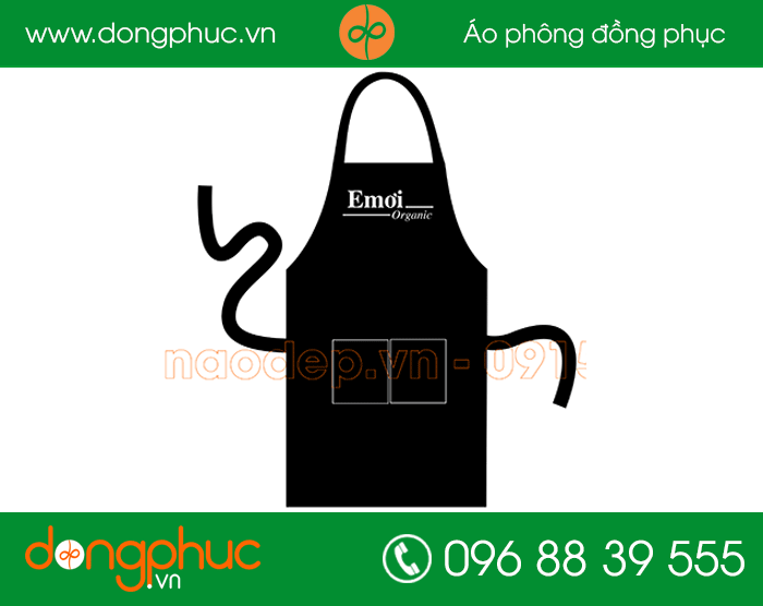 May tạp dề quán Em ơi Organic