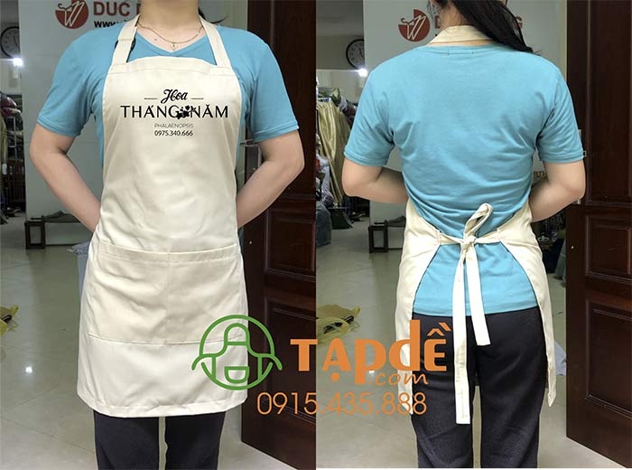 May tạp dề Quán Hoa Tháng Năm