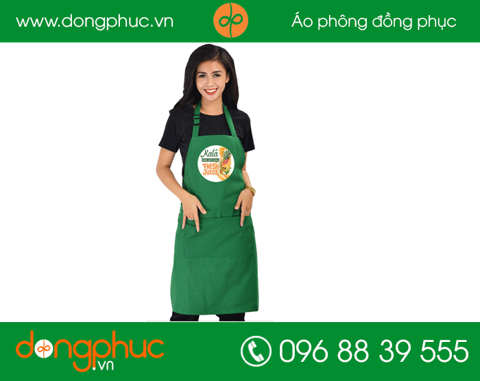 May tạp dề quán Kala