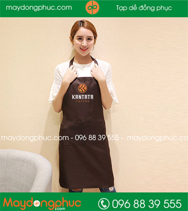 May tạp dề quán Kantata Coffee - mẫu 2