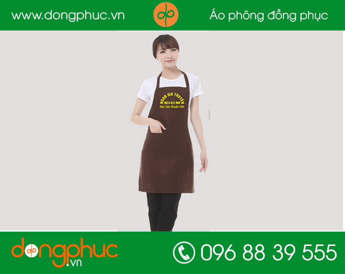 May tạp dề quán Ngan gia truyền