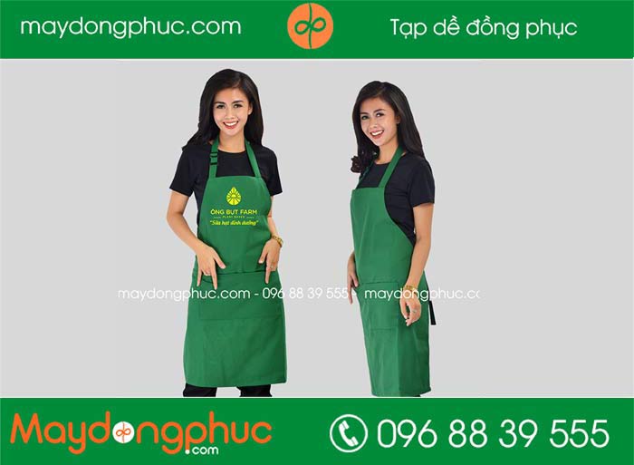 May tạp dề quán Ông bụt Farm