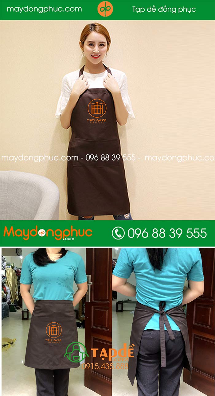 May tạp dề Quán Thô Cafe