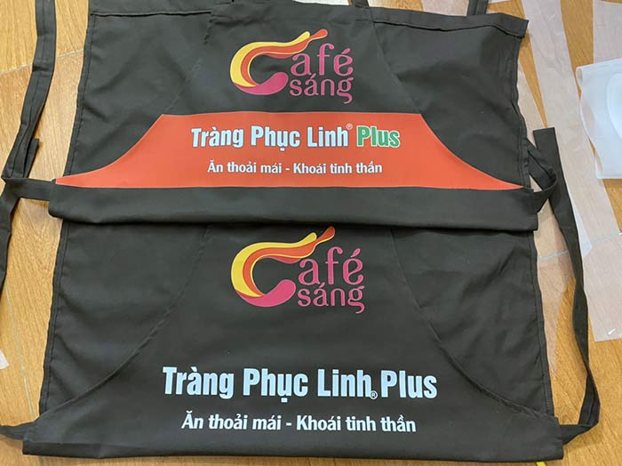 May tạp dề Cửa hàng Tràng Phục Linh Plus - mẫu 2