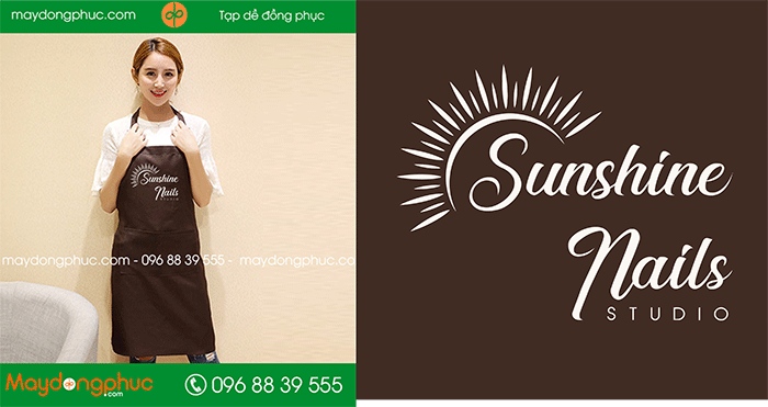 May tạp dề Studio Sunshine Nails