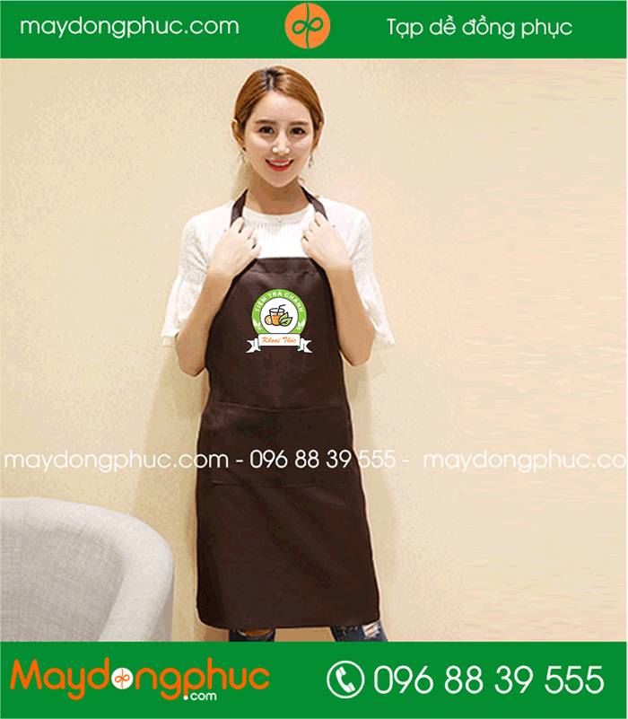 May tạp dề Tiệm trà chanh Khoai Thóc - mẫu 2