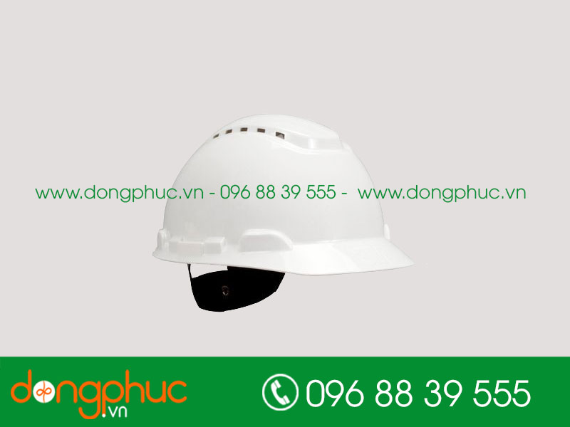 Mũ bảo hộ màu trắng - mẫu 2