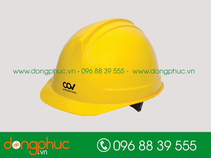 Mũ bảo hộ màu vàng