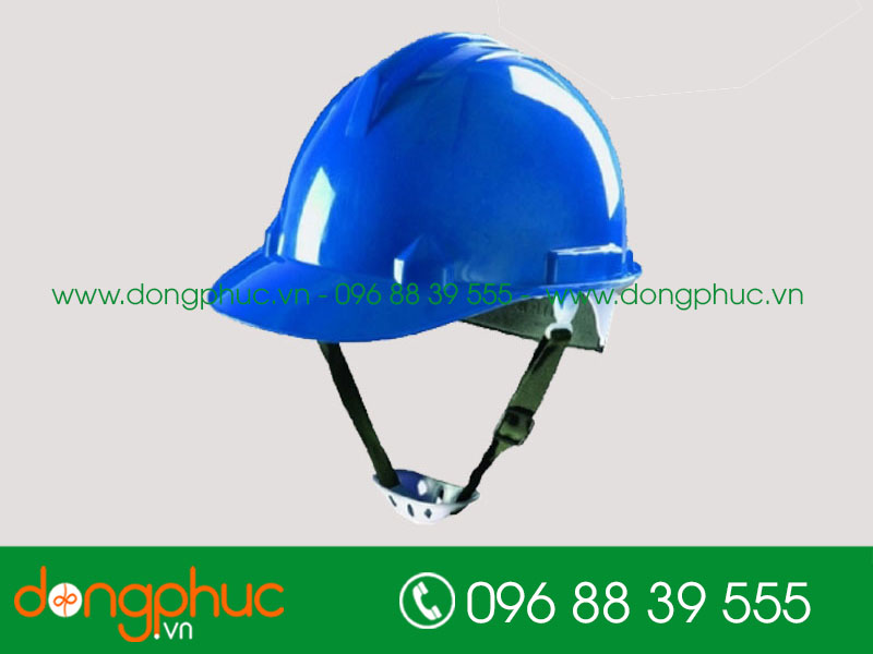 Mũ bảo hộ màu xanh đậm - mẫu 2