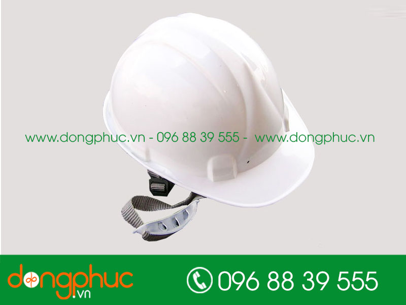 Mũ bảo hộ màu trắng - mẫu 3