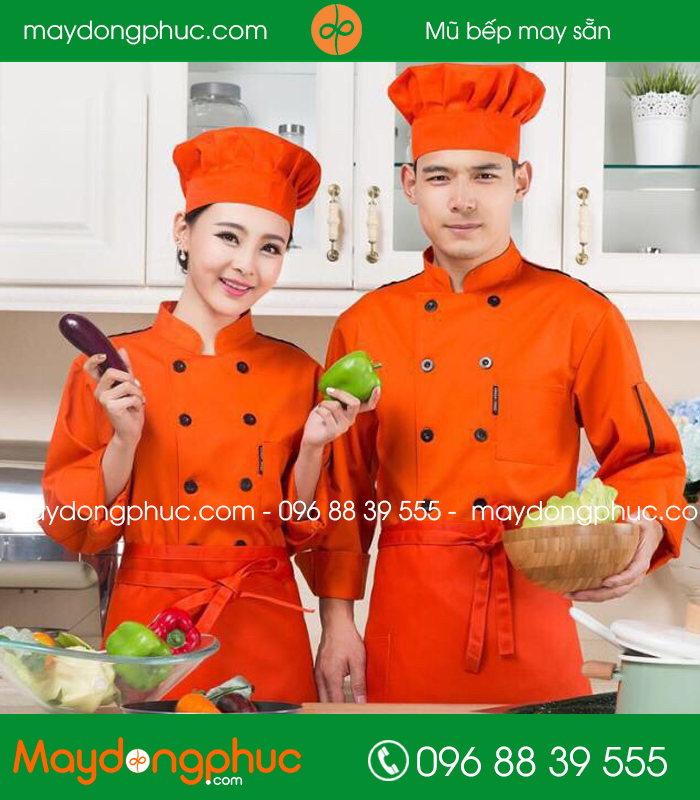 Mũ bếp đồng phục - mẫu 3