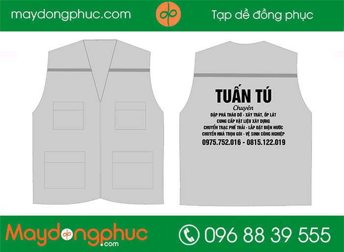 May áo gile đồng phục Công ty Tuấn Tú