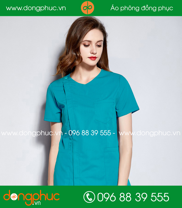 Quần áo đồng phục phòng mổ màu xanh