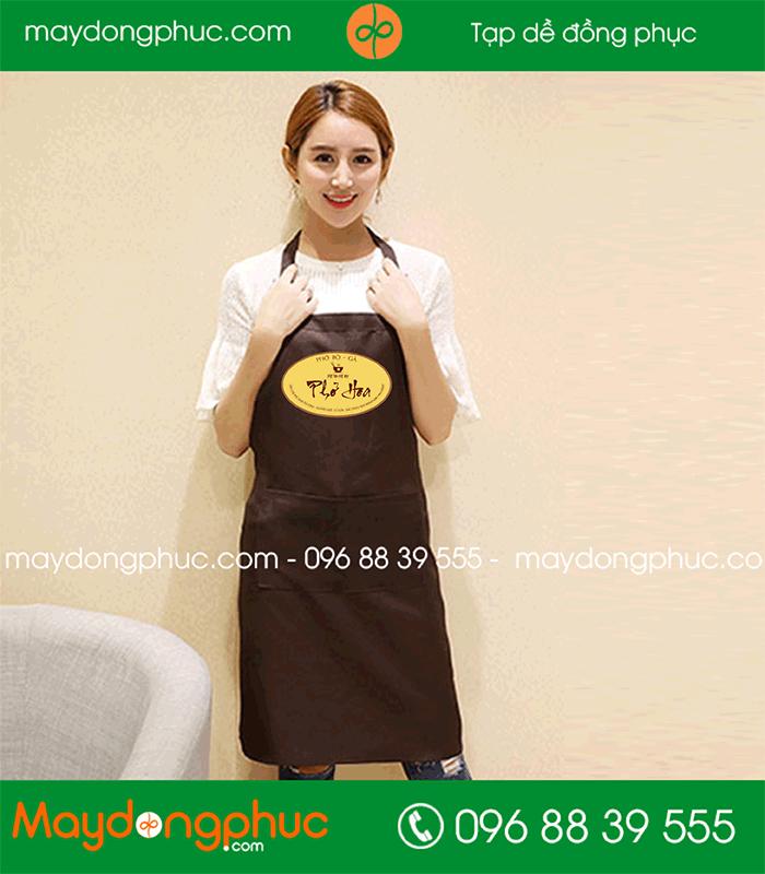 May tạp dề Quán Phở Hoa